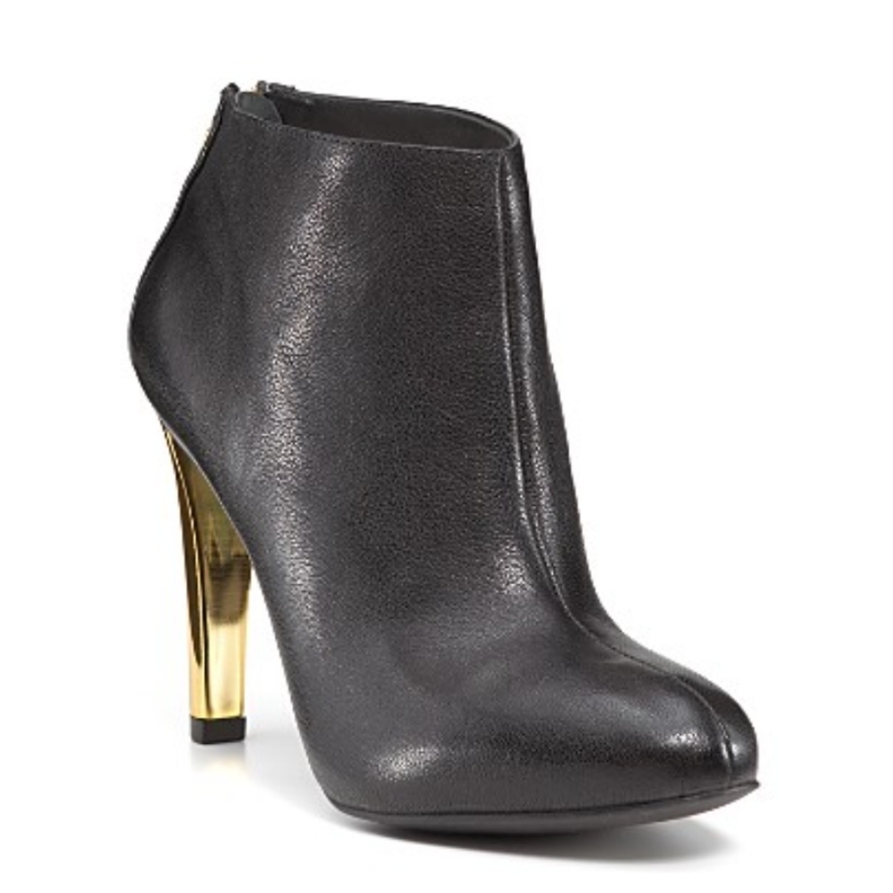 Tory Burch Corbet Bootie Black Gold Women's 10